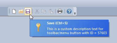 User-defined tooltip